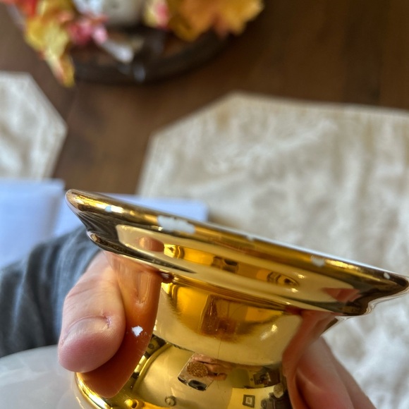 Vintage Charles Wysocki Ceramic Pedestal Bowl or Planter Christmas Love 2000 - Picture 6 of 6